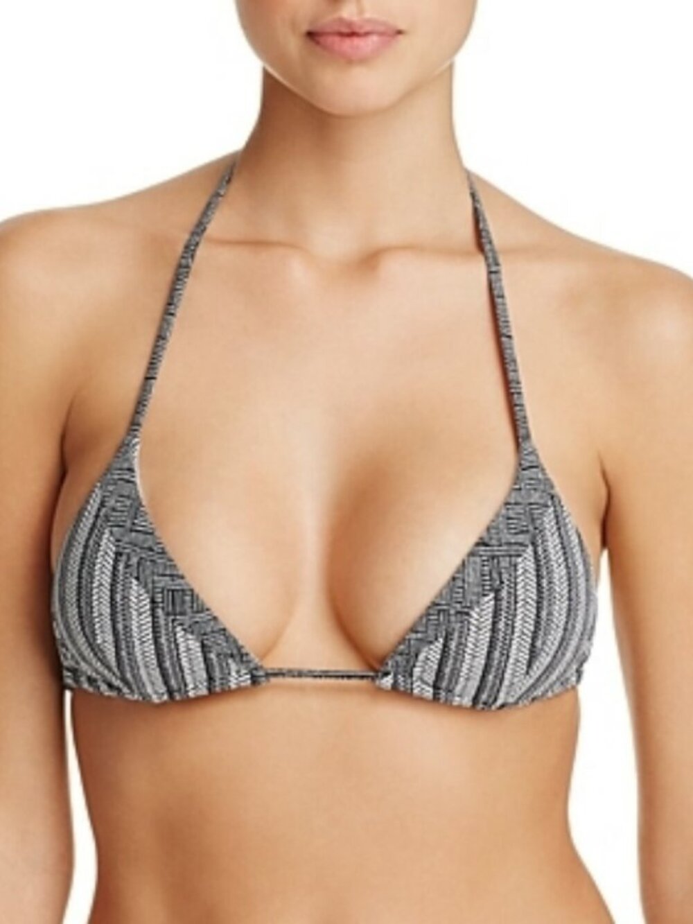 Heidi Klum SWIM black string bikini top Size 8